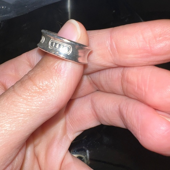 Authentic Tiffany & Co. Sterling Silver 1837 Ring - Picture 11 of 15